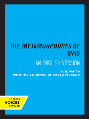 cover image of The Metamorphoses of Ovid